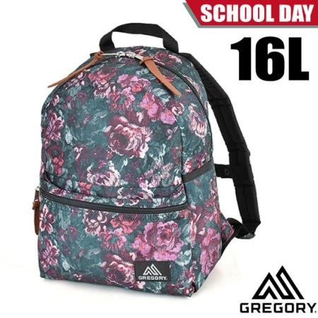 【美國 GREGORY】SCHOOL DAY 16L 可調式後背包.書包型設計/144434-9867 群花油彩✿30E010